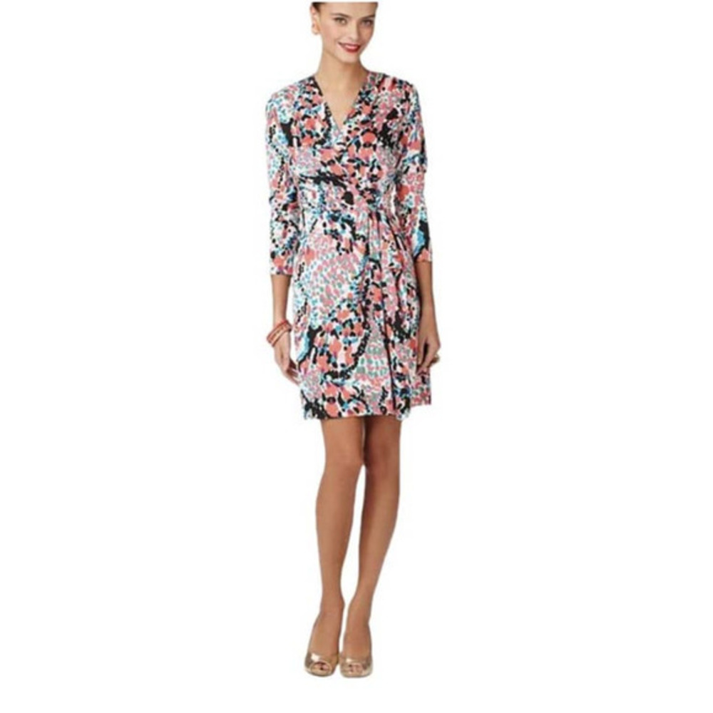 Lilly Pulitzer Anjelica Dress in Cameo White Sweet Nothings print silk sz small